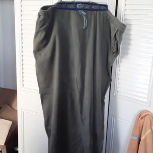 Khaki long skirt